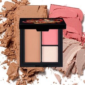🆕 Unopened Reina Rebelde On Your Face Blush, Highlighter, Bronzer Trio